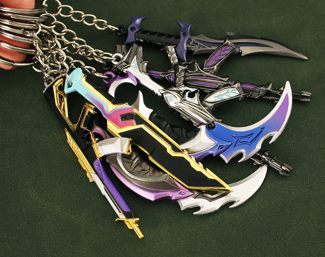 Valorant Merchandise M4 Impression Metal Keychain