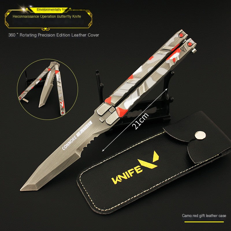 Valorant Recon Butterfly Knife Metal Model Toy (21cm)