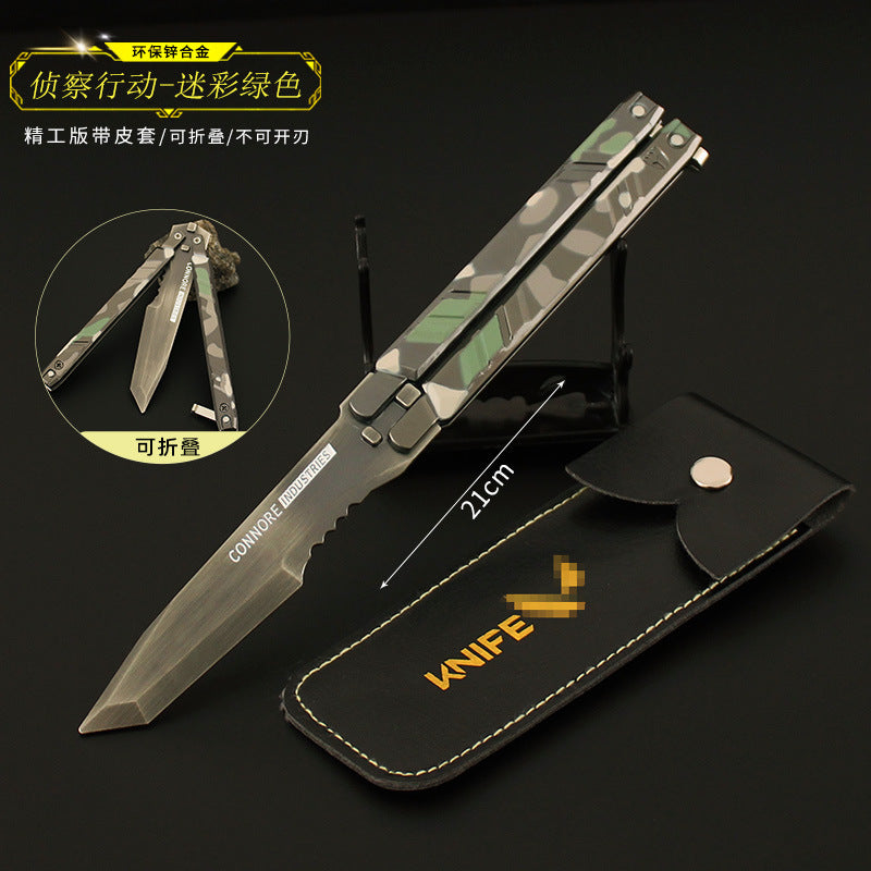 Valorant Recon Butterfly Knife Metal Model Toy (21cm)